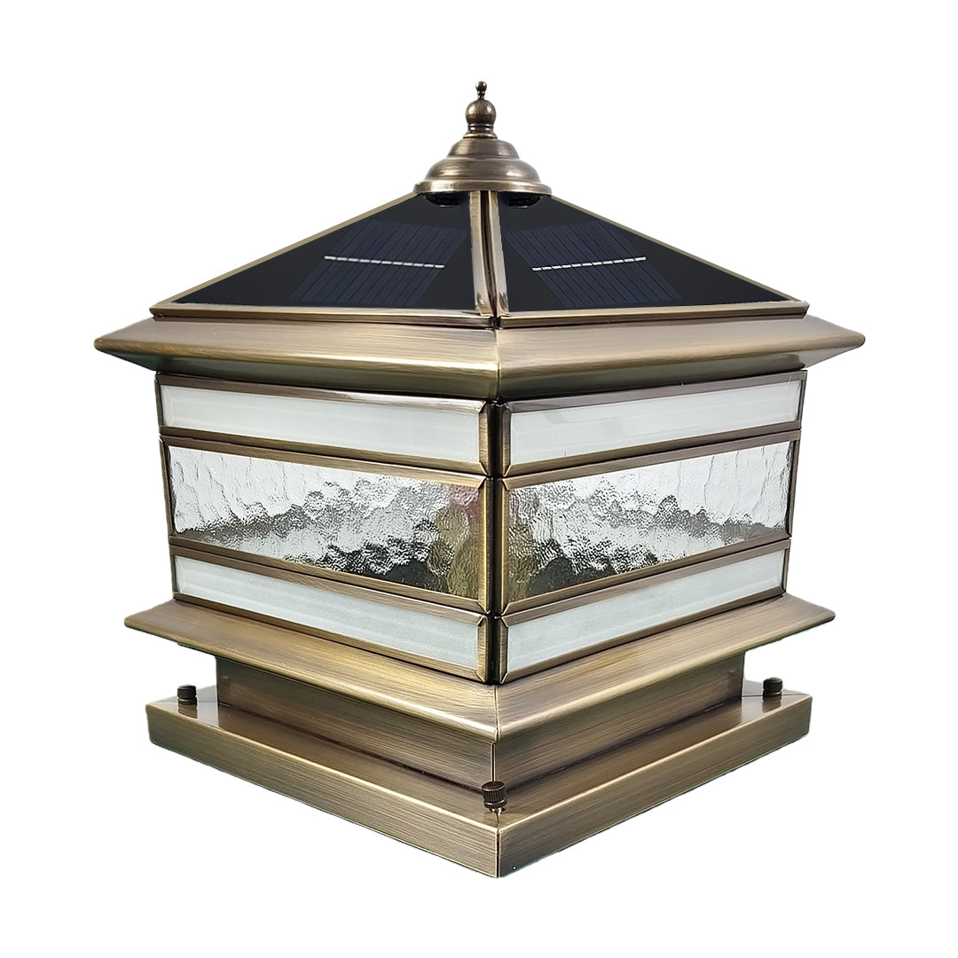 BRADSHAW COPPER-CRESTED SOLAR FENCE ILLUMINATOR
