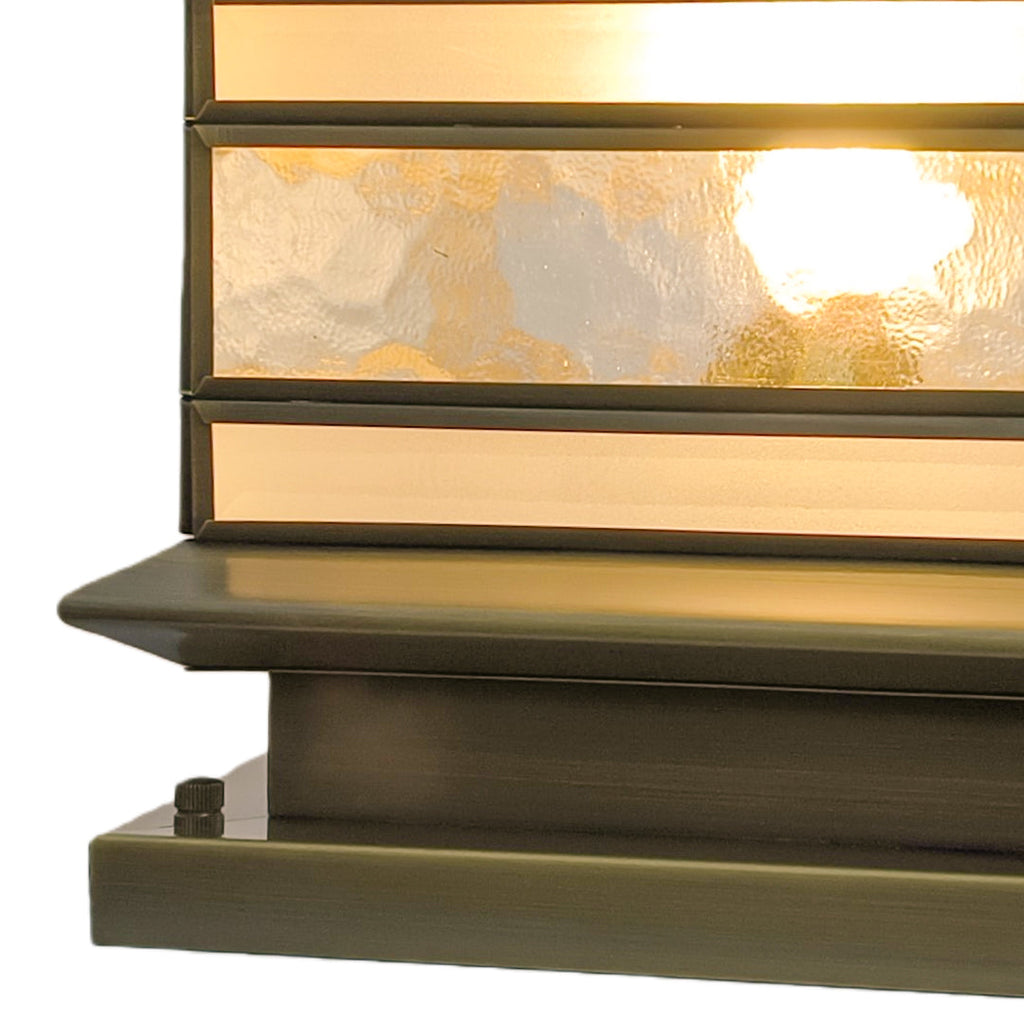 BRADSHAW COPPER-CRESTED SOLAR FENCE ILLUMINATOR
