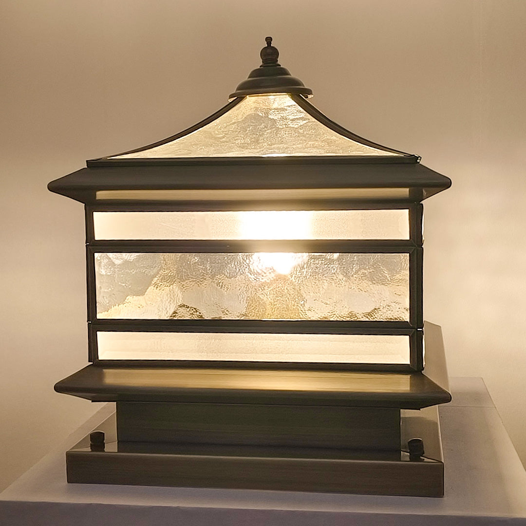BRADSHAW COPPER-CRESTED SOLAR FENCE ILLUMINATOR