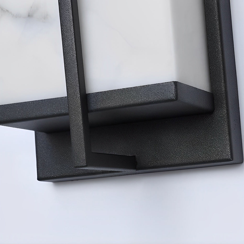 BRAMBLEWOOD SQUARE ALABASTER WALL LANTERN