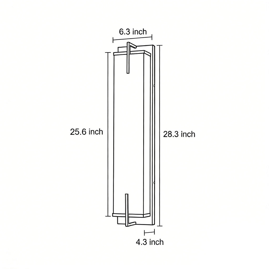 BRAMBLEWOOD SQUARE ALABASTER WALL LANTERN