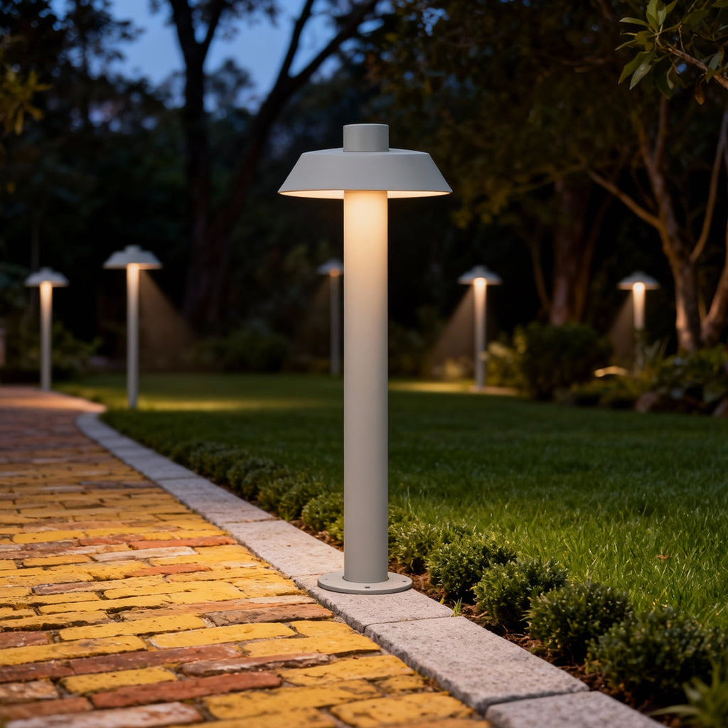 WINDSOR BRIGHT LED PATHWAY LANTERN WITH WATER-RESISTANT ALUMINUM FRAME
