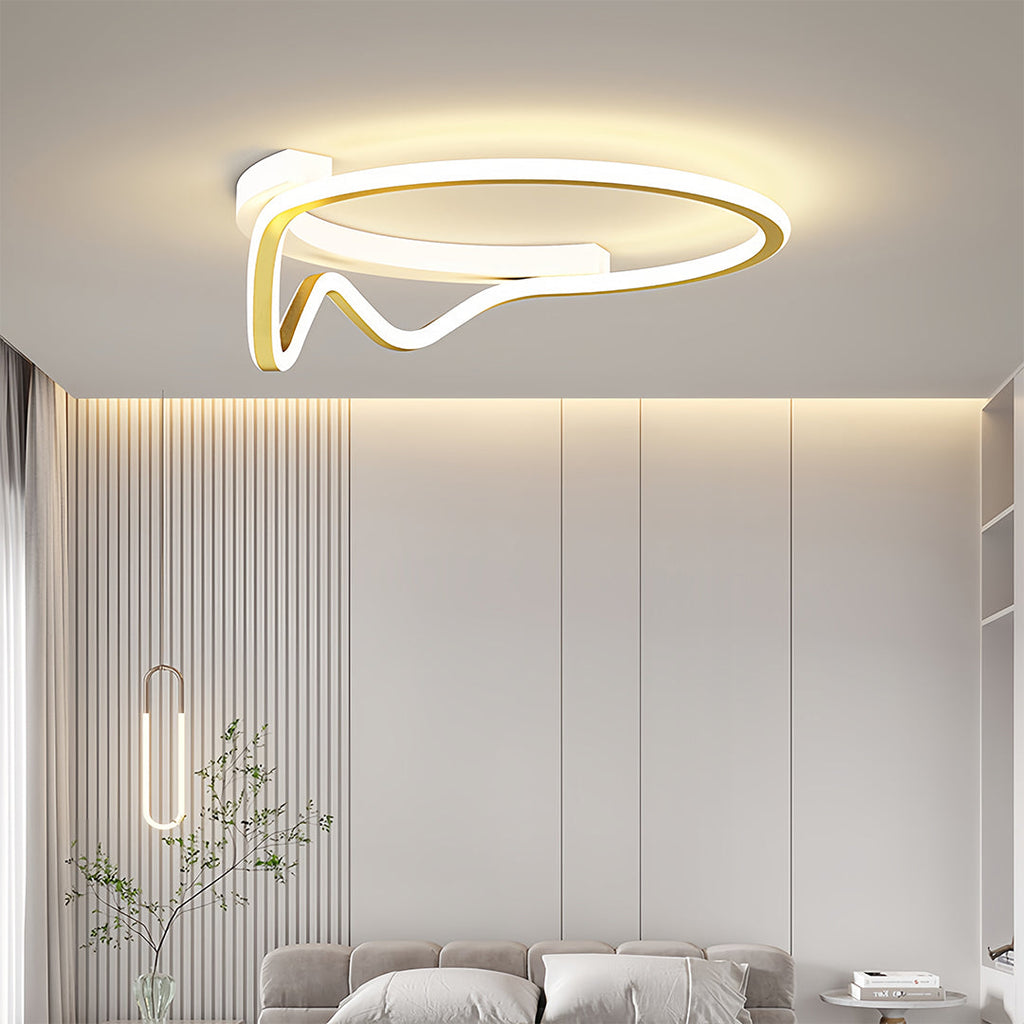 CLARIDGE MODERN GEOMETRIC LED CEILING LIGHT