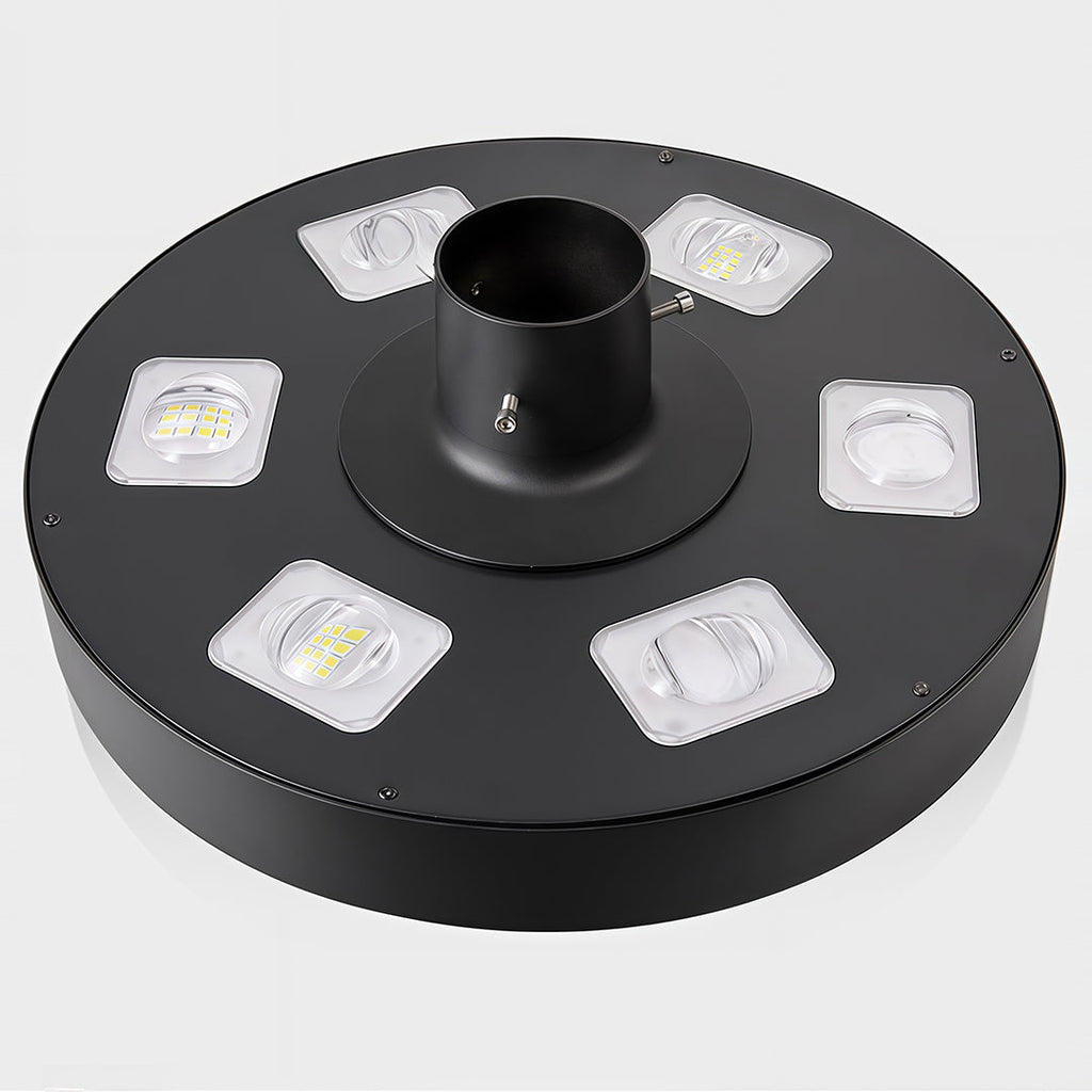 WINDSOR SOLAR GARDEN LANTERN POLE LIGHT