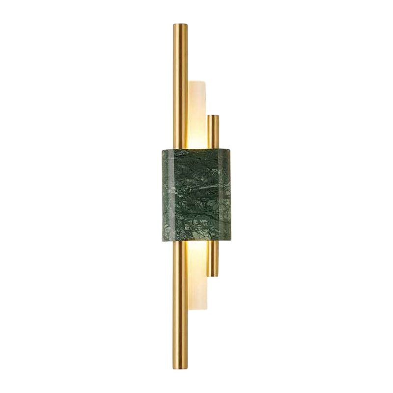 WINTHORPE ILLUMINATED MARBLE STRIP WALL SCONCE
