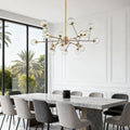 ASTRID ORBITAL CEILING LANTERN WITH CRYSTAL ORBS
