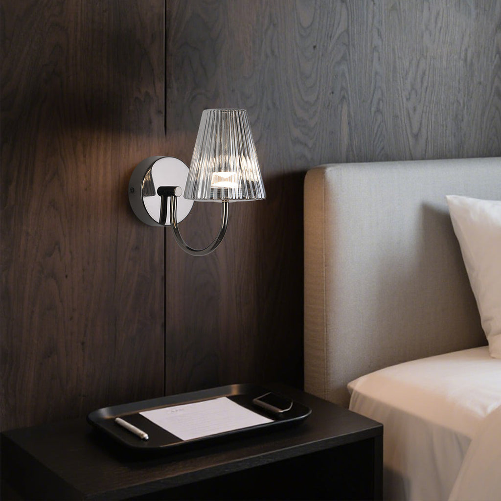 WHITECROFT VINTAGE TRIO-TONE LED WALL LIGHT