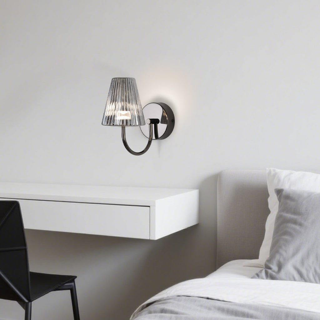 WHITECROFT VINTAGE TRIO-TONE LED WALL LIGHT