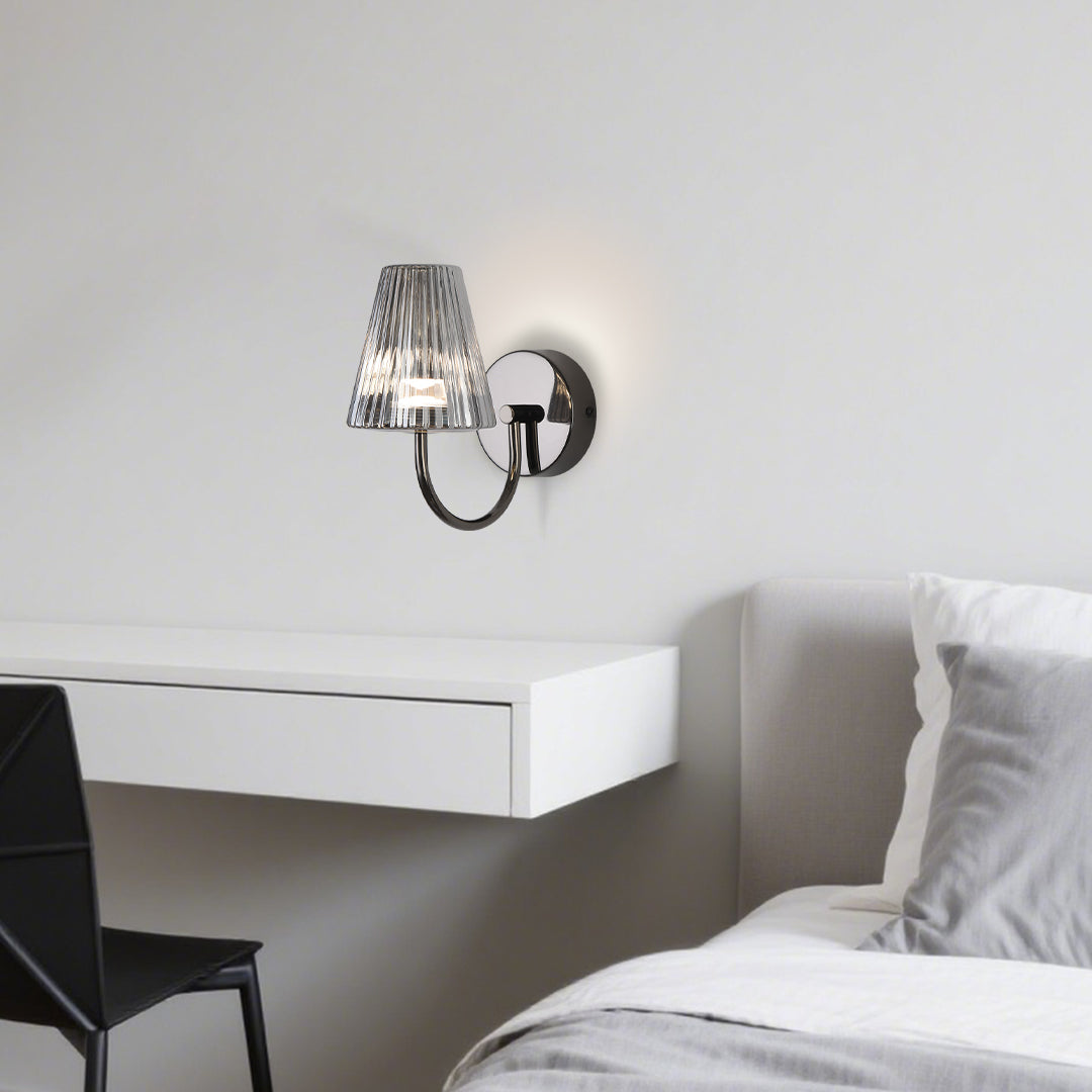 WHITECROFT VINTAGE TRIO-TONE LED WALL LIGHT