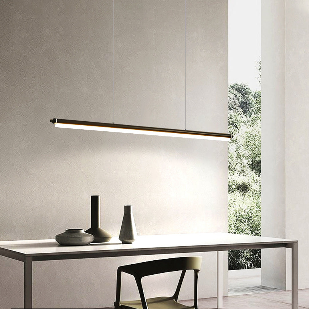 RAVENHALL BLACK METAL LINEAR CEILING LIGHT