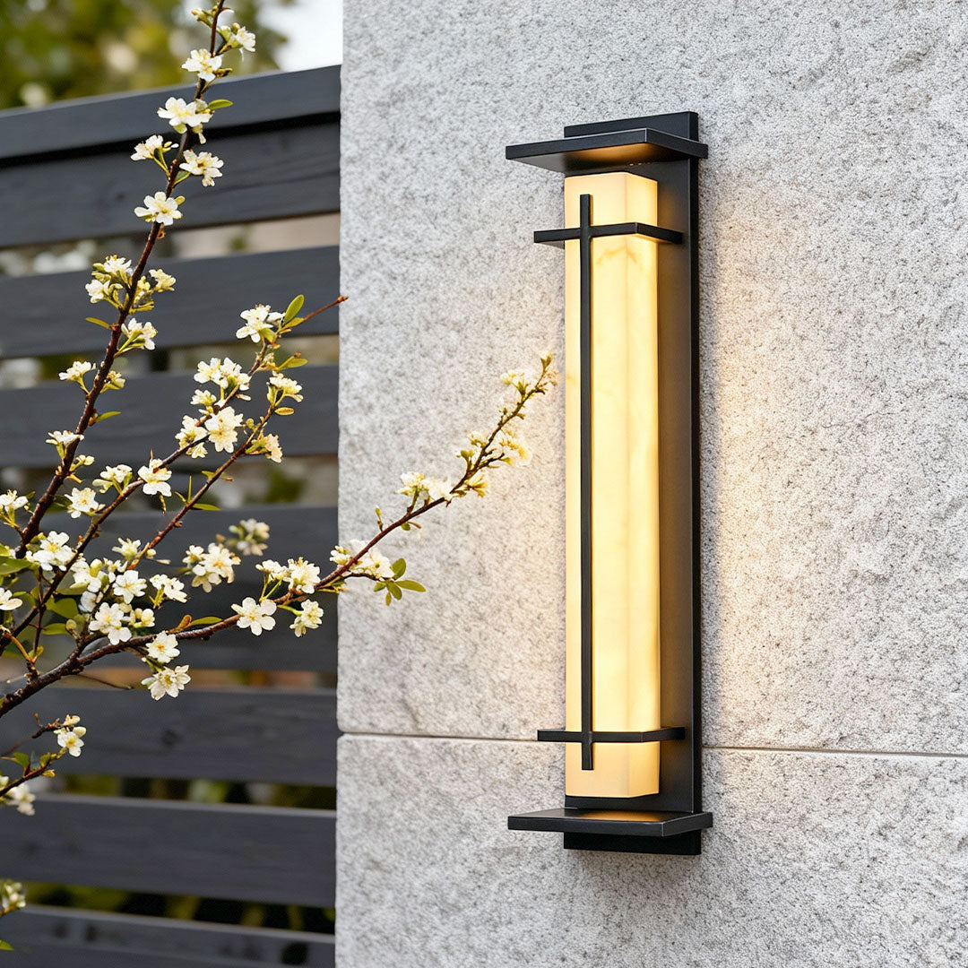 RAVENSCROFT OUTDOOR ILLUMINATOR, MINIMALIST WATER-RESISTANT WALL LAMP