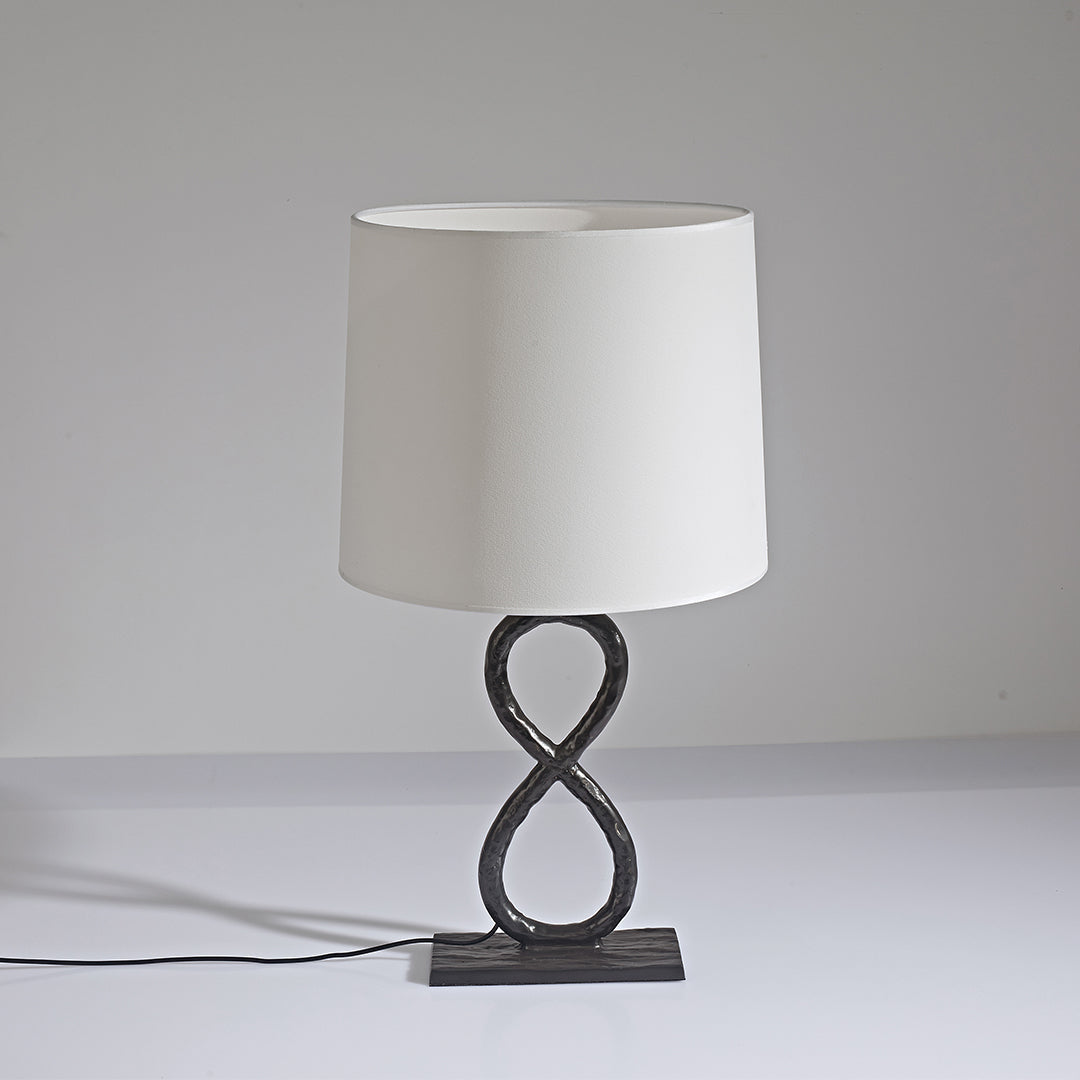 BRAMBLETON BRONZE FABRIC SHADE TABLE LAMP
