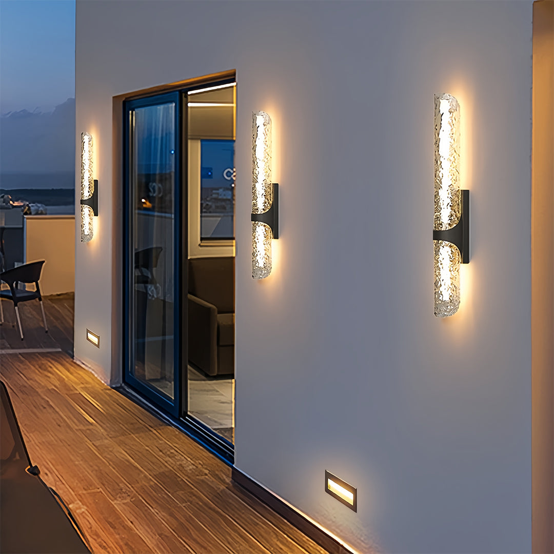 RAVENHURST BLACK OUTDOOR LED WALL APLIQUE, WEATHER-RESISTANT LIGHTING
