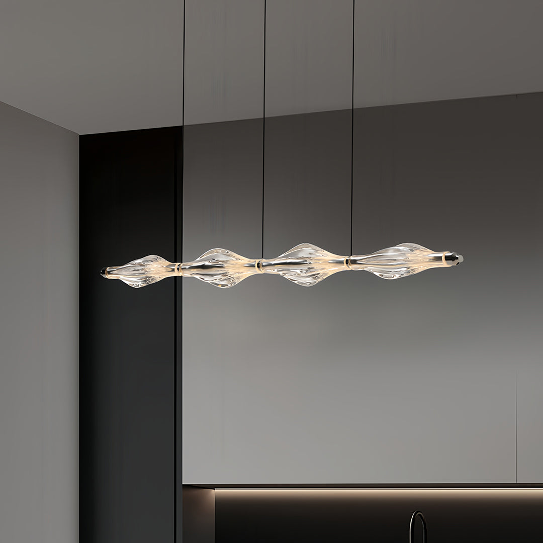 WINTHROP CRYSTAL HANGING LANTERN FOR KITCHEN ISLAND