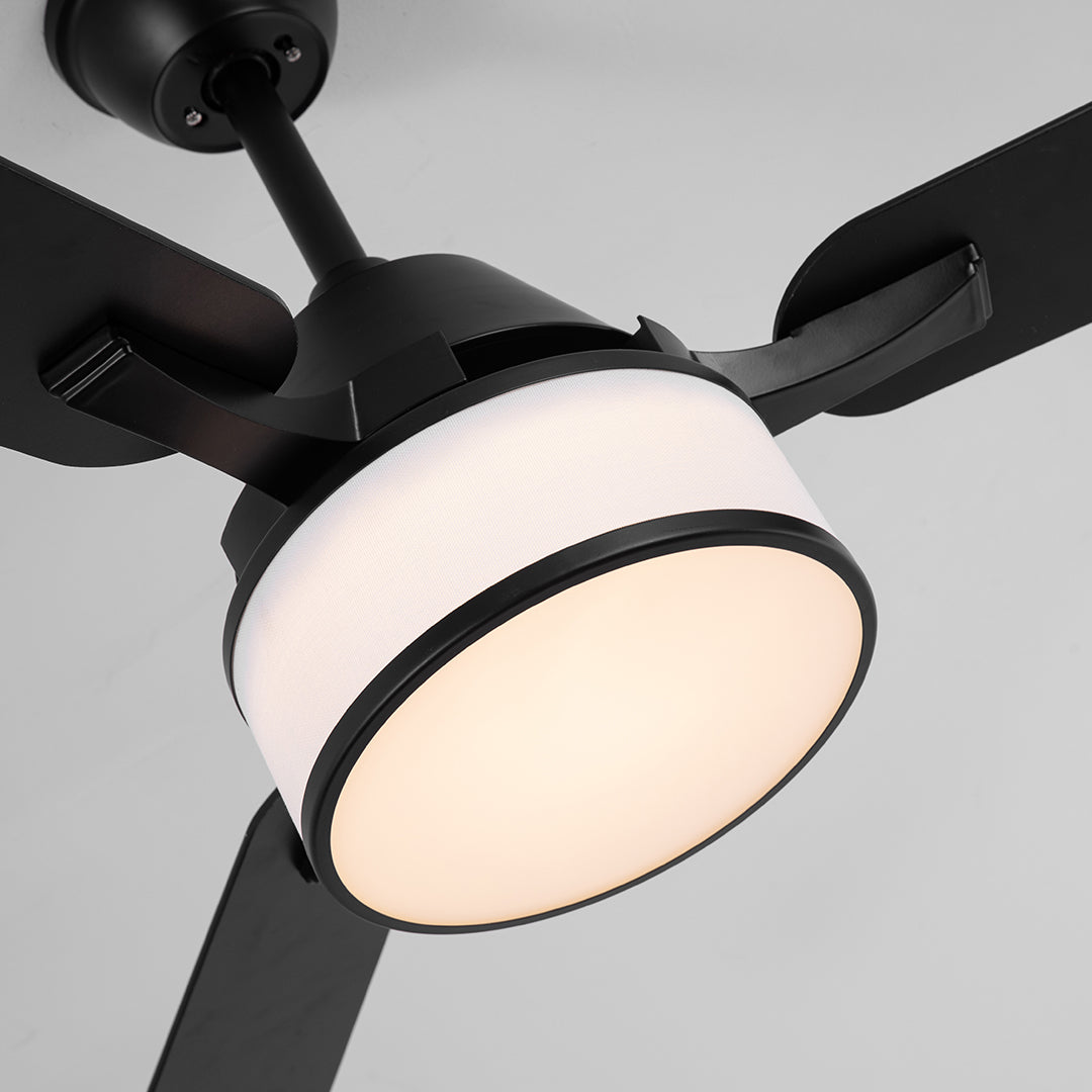 WINTHROP VINTAGE FABRIC SHADE CEILING LUMINAIRE