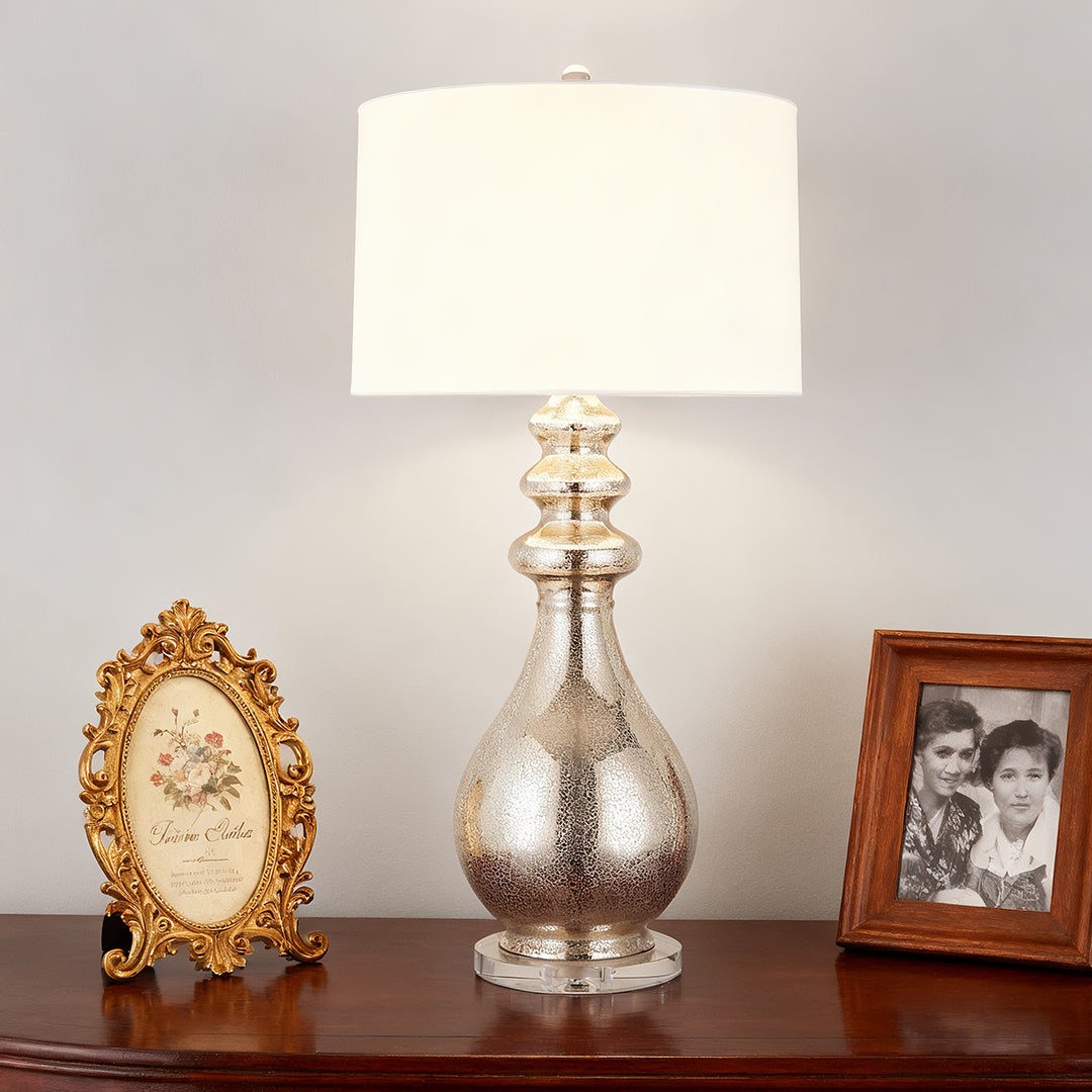 WINTHROP SILVER GLEAM TABLE LANTERN