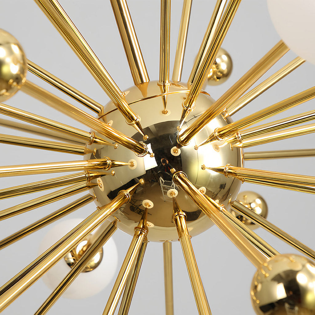 ASTRID AURORA TWELVE-BULB SPUTNIK CEILING LAMP