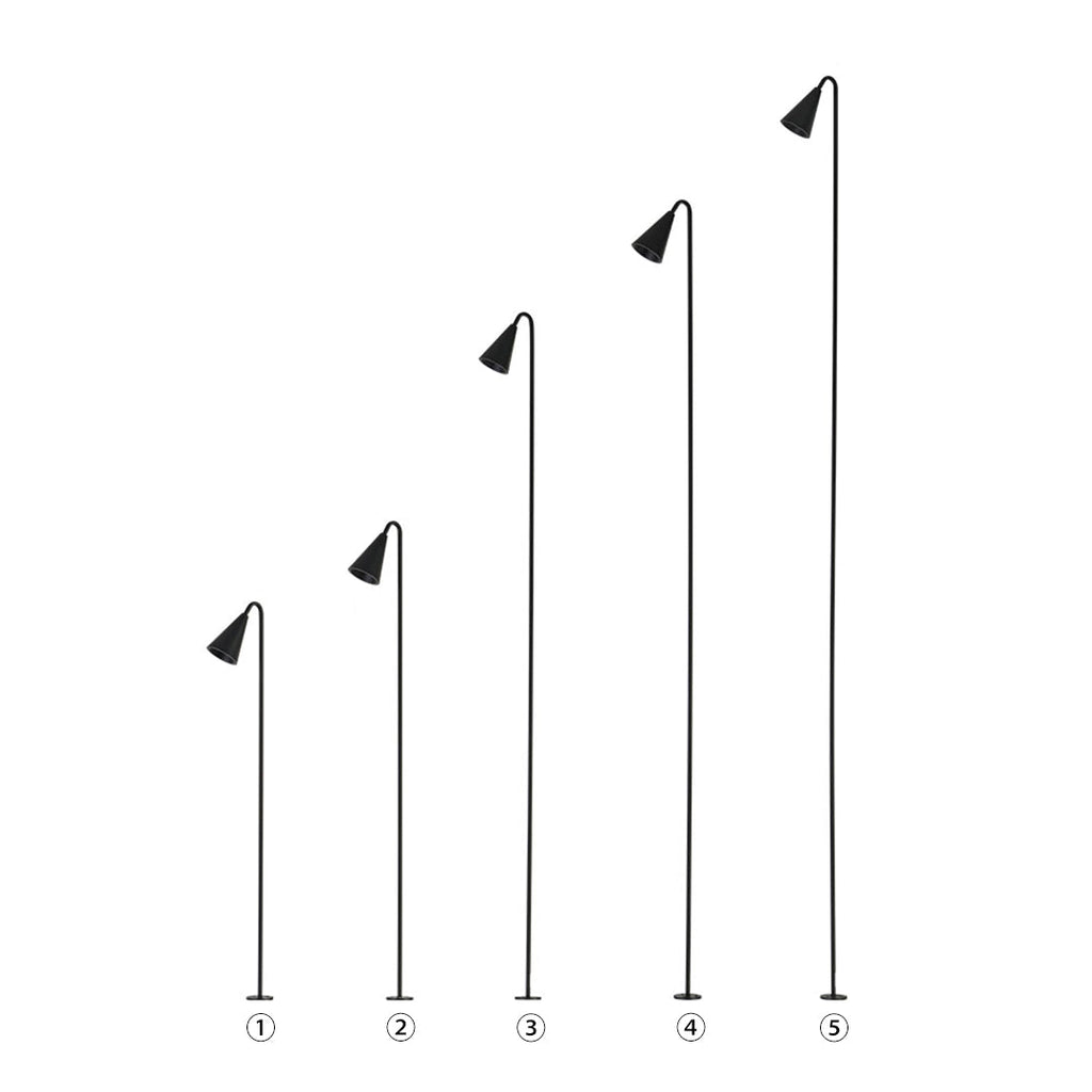 BRAMBLETON METAL GARDEN PATH LIGHTS WITH WEATHER-RESISTANT LED ILLUMINATION