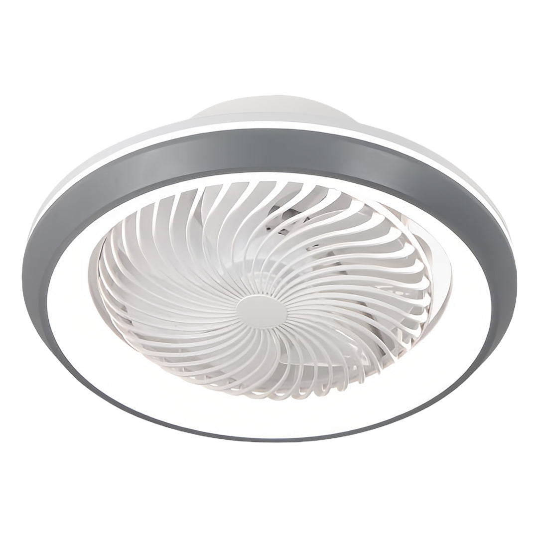 WINDSOR WHIRL LED CEILING LIGHT FAN WITH REMOTE CONTROL AND TRIPLE COLOR DIMMING