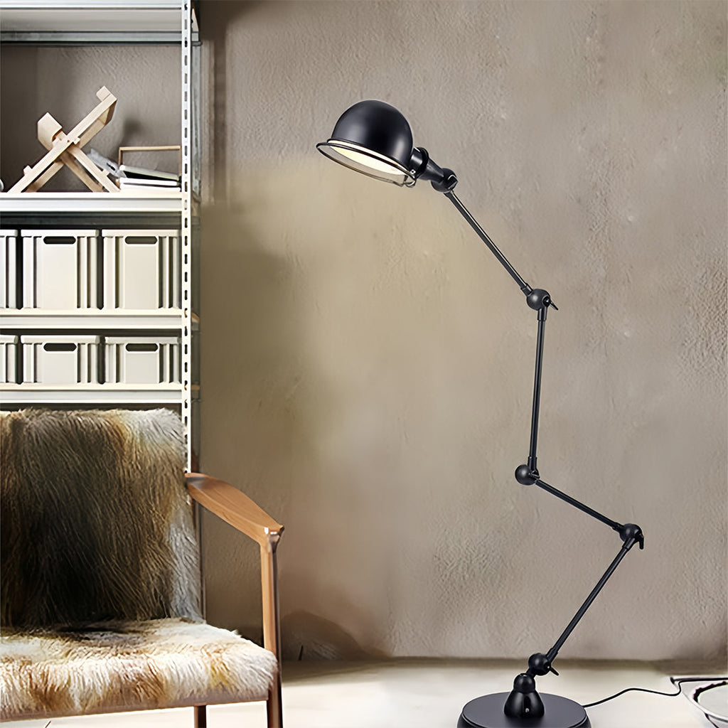 FENWICK INDUSTRIAL READING LAMP WITH ADJUSTABLE ARM