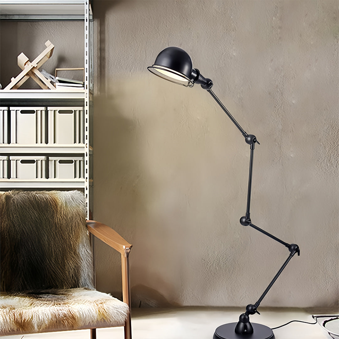 FENWICK INDUSTRIAL READING LAMP WITH ADJUSTABLE ARM
