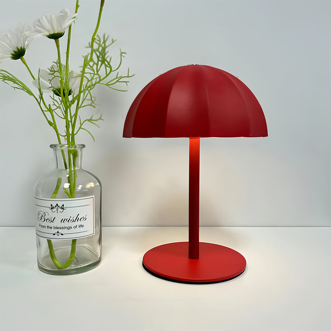 WINTHROP CORDLESS METAL MUSHROOM LANTERN