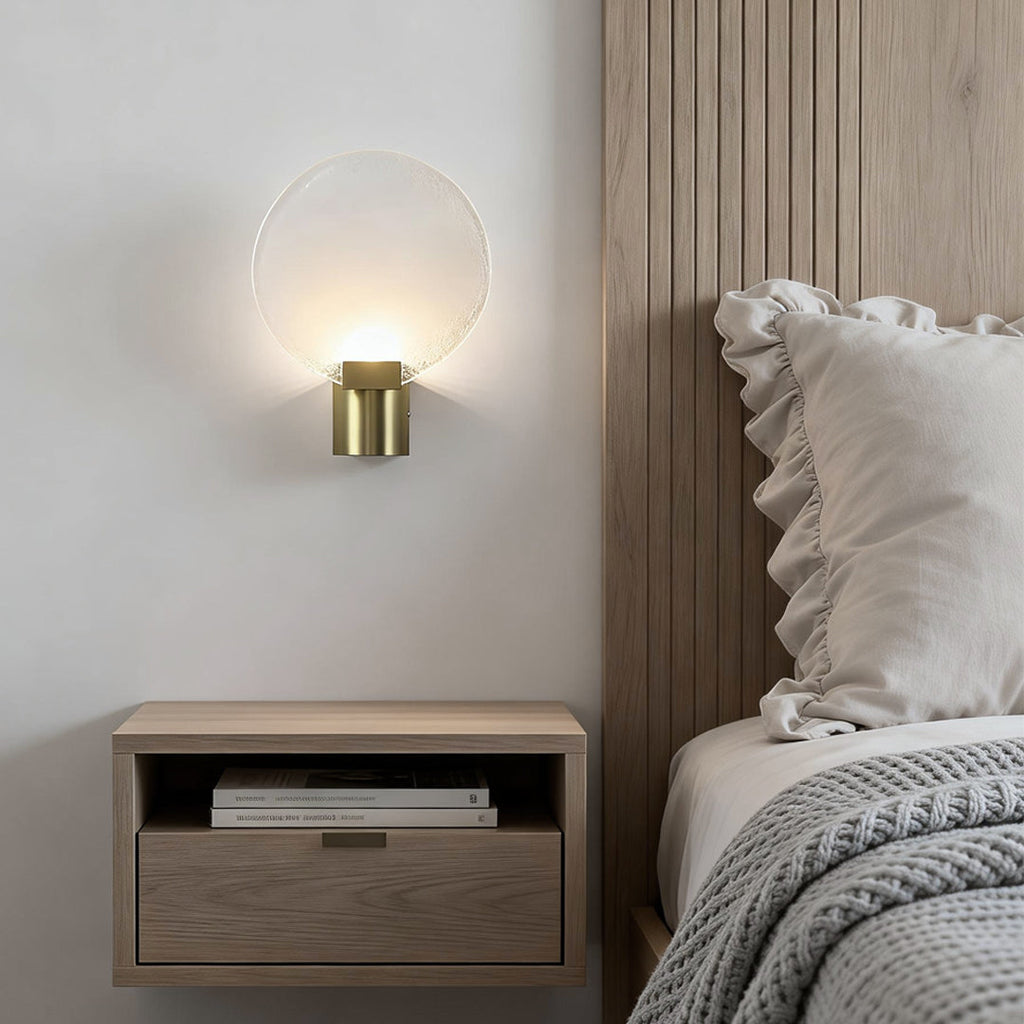 CHARLESTON ORB LUXE GLASS WALL SCONCE