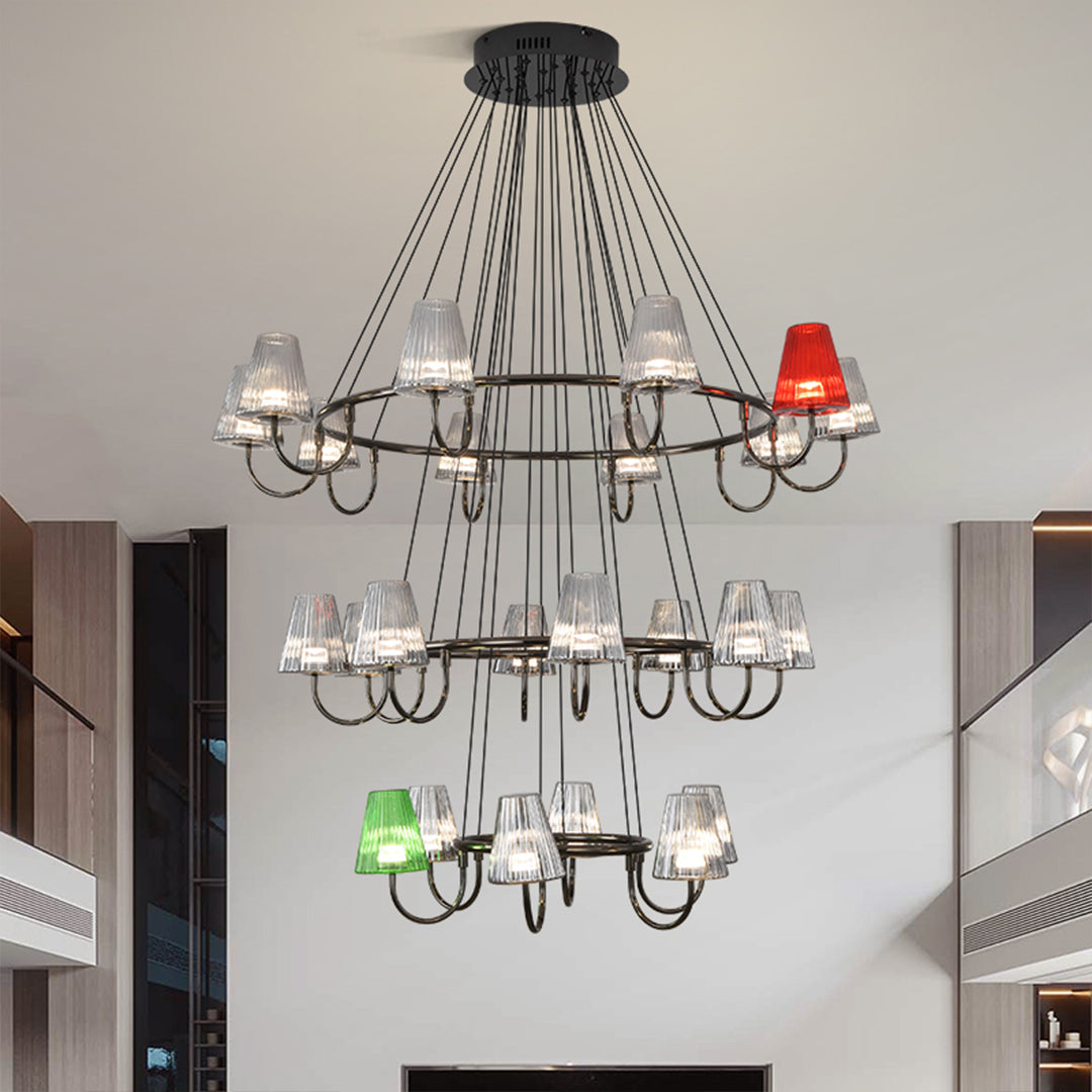 WINCHESTER BRANCHING GLASS SUSPENSION LIGHTING
