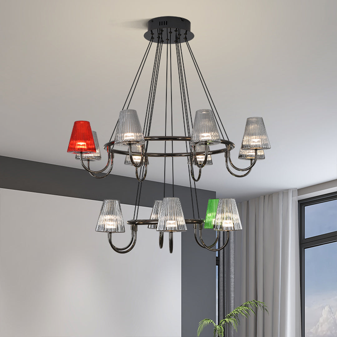 WINCHESTER BRANCHING GLASS SUSPENSION LIGHTING