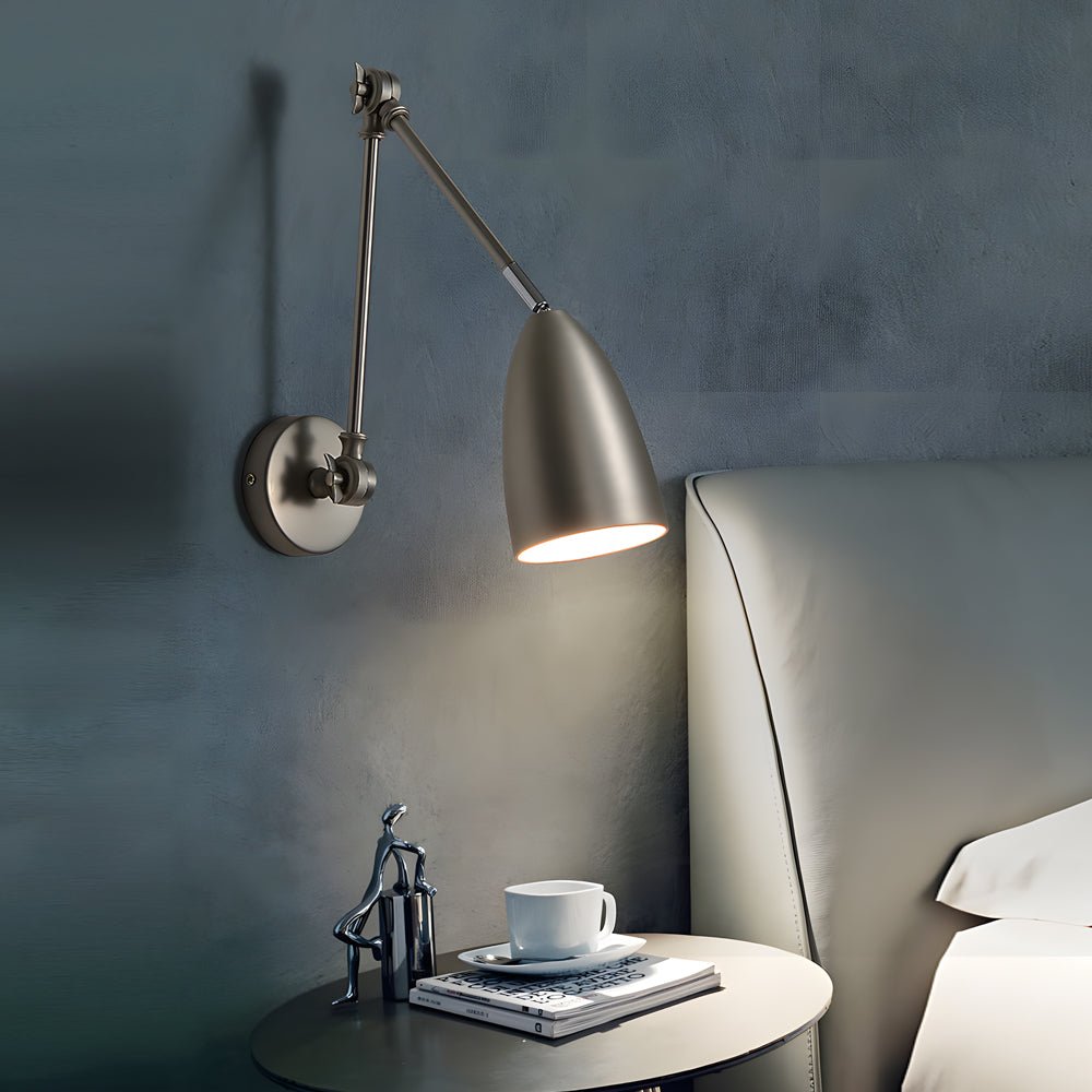 CLIFDEN SWINGING ARM WALL SCONCE WITH TRIPLE ARTICULATED JOINTS