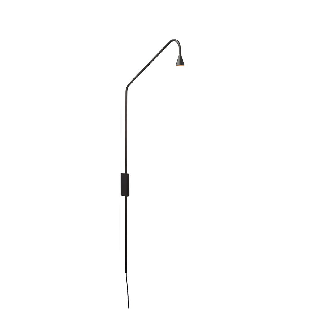 WINTHROP SWING ARM WALL SCONCE IN ONYX AND BRASS