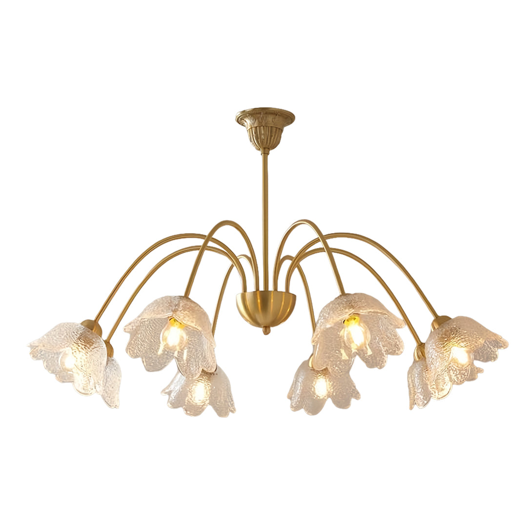 VIOLETTE CRYSTAL BLOOM CEILING LANTERN
