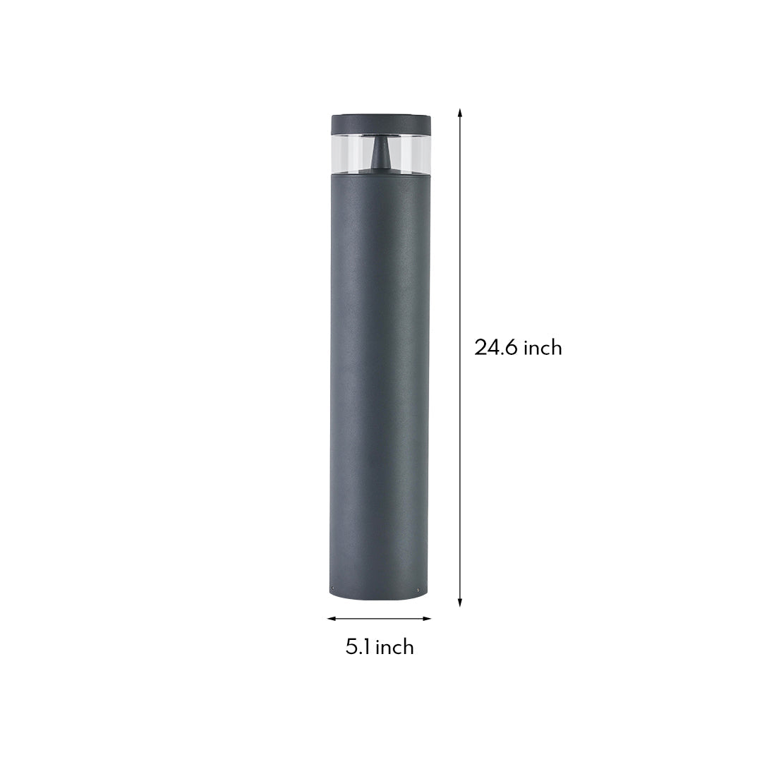 WINTERBOURNE OUTDOOR PATHWAY ILLUMINATOR, LED WATER-RESISTANT MINIMALIST LANTERN
