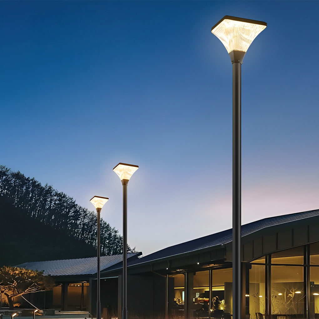 WINDSOR STRIPE AQUA SQUARE GARDEN ILLUMINATOR