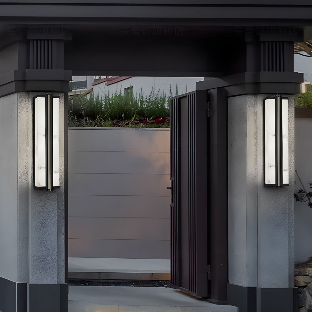 WINDSOR HEIGHTS MODERN VERTICAL BLACK LED WALL SCONCE