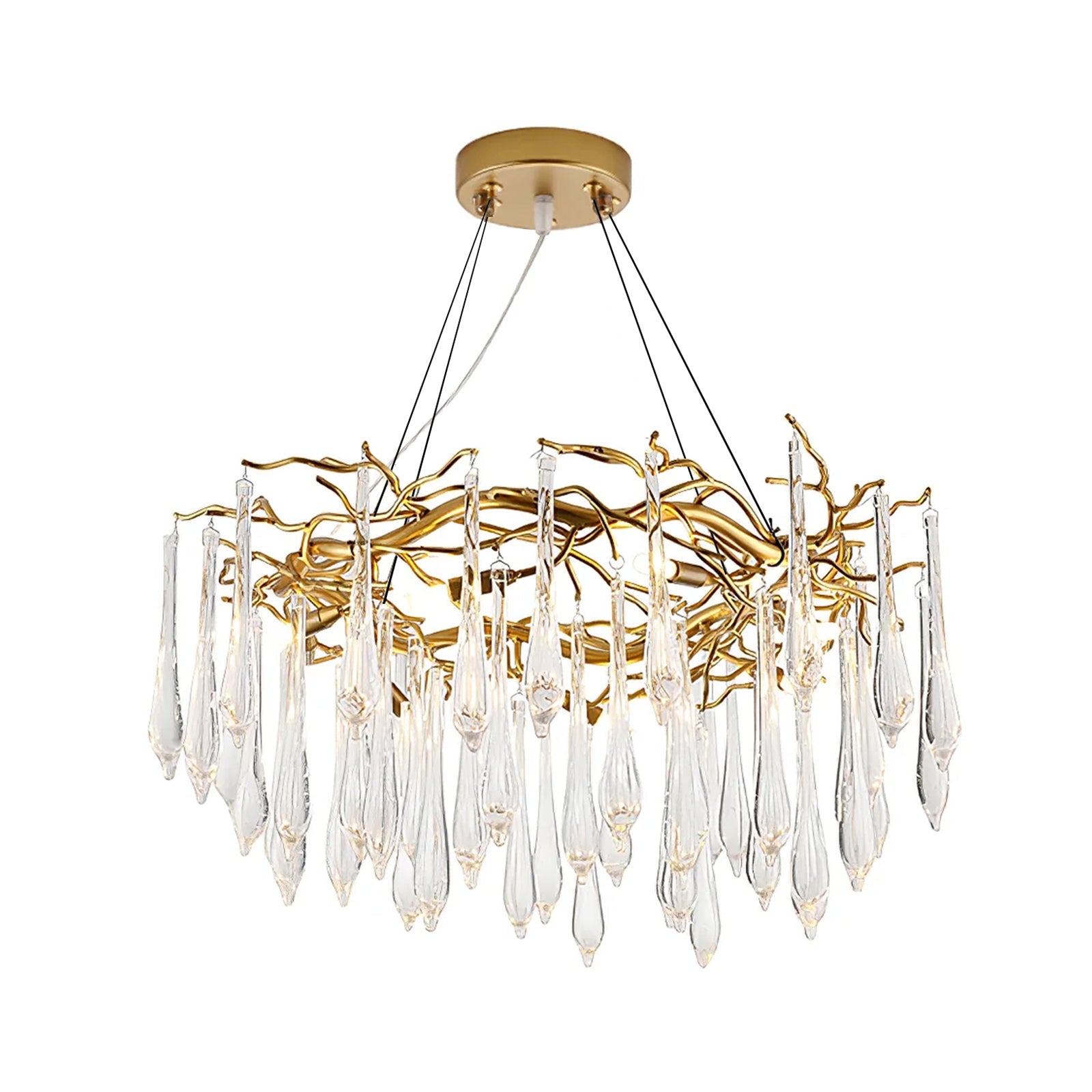 RAVENSDALE CRYSTAL DROPLET CEILING LUMINAIRE