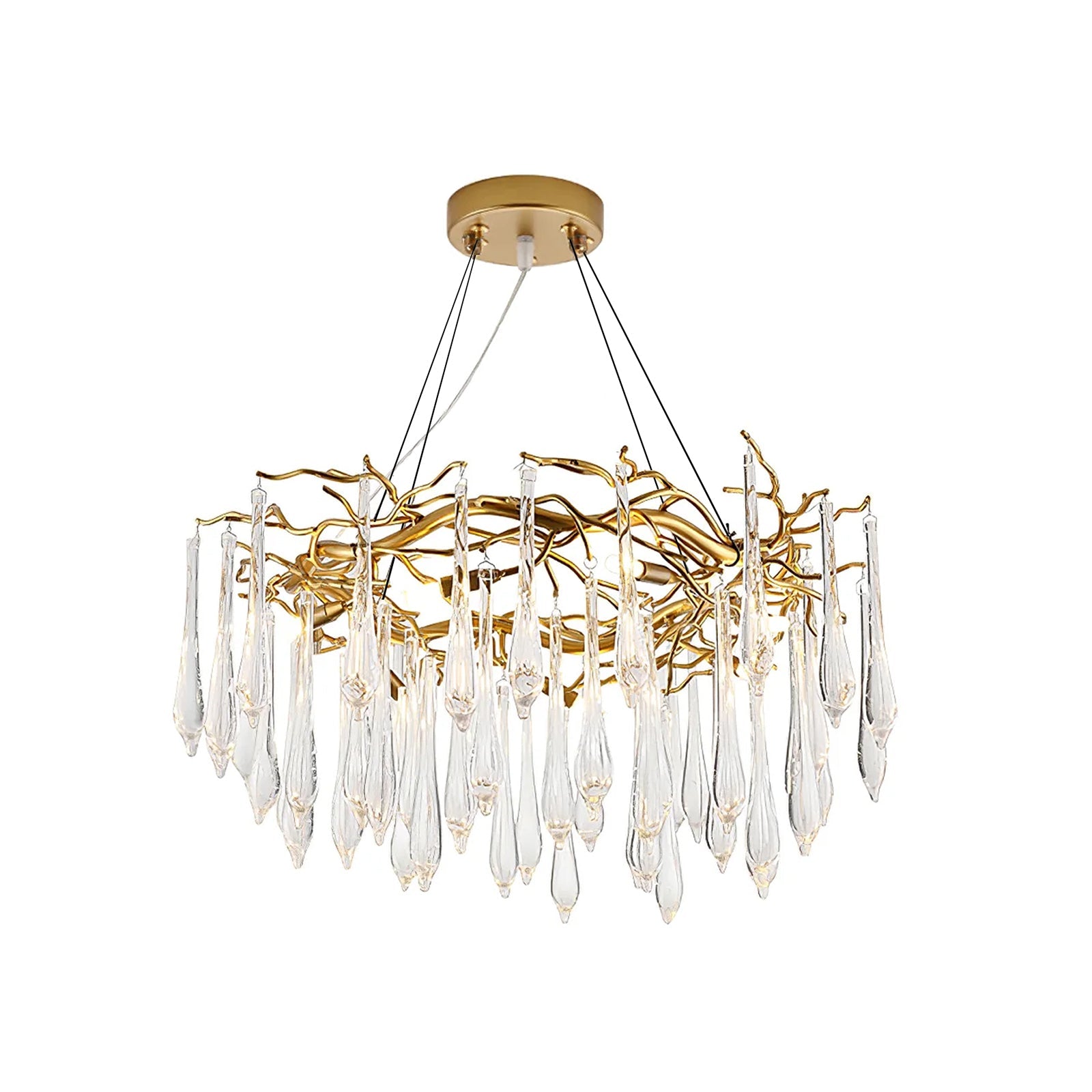 RAVENSDALE CRYSTAL DROPLET CEILING LUMINAIRE