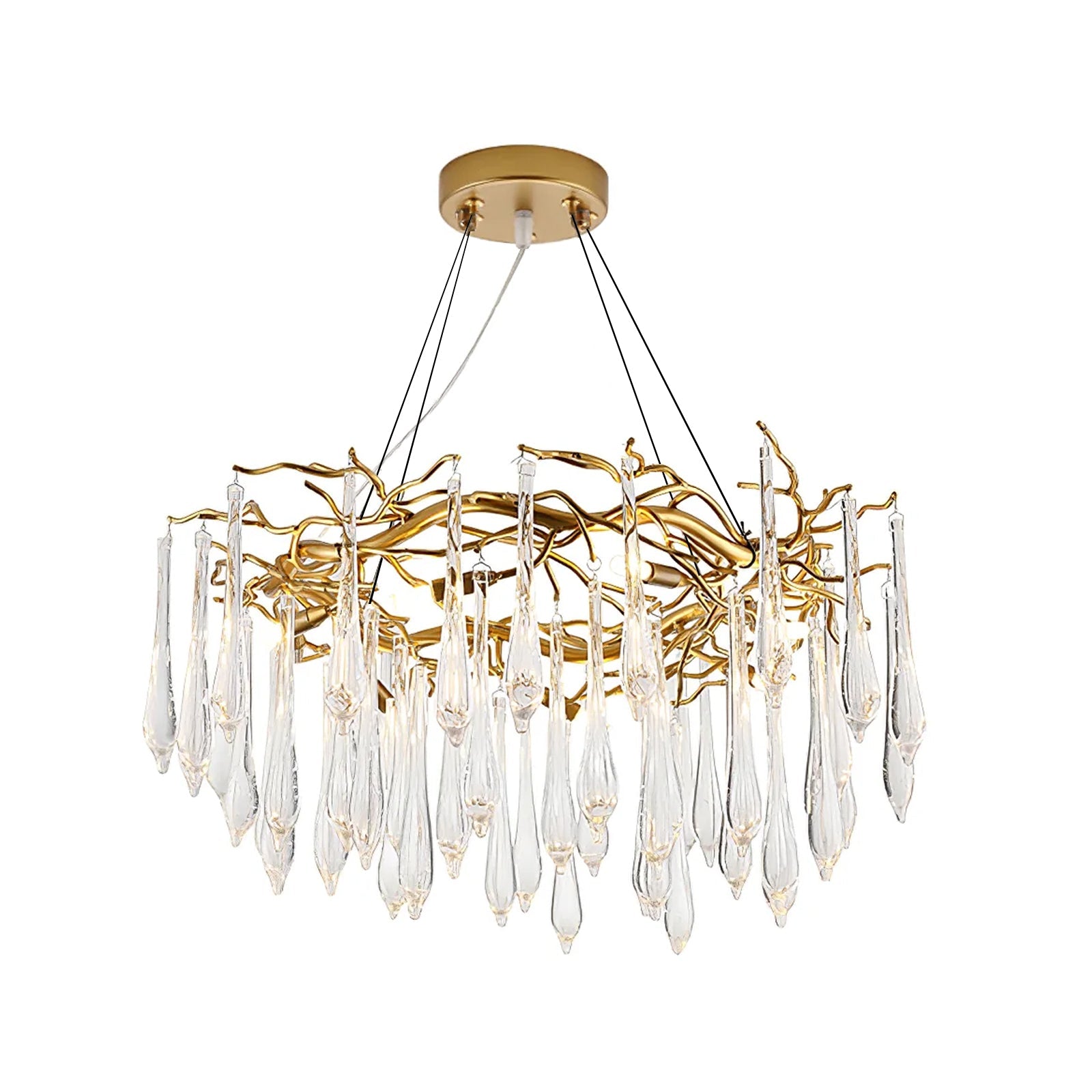 RAVENSDALE CRYSTAL DROPLET CEILING LUMINAIRE