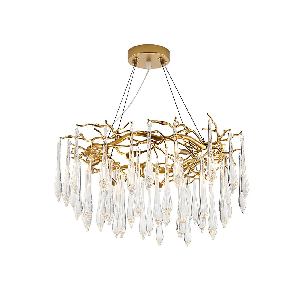 RAVENSDALE CRYSTAL DROPLET CEILING LUMINAIRE