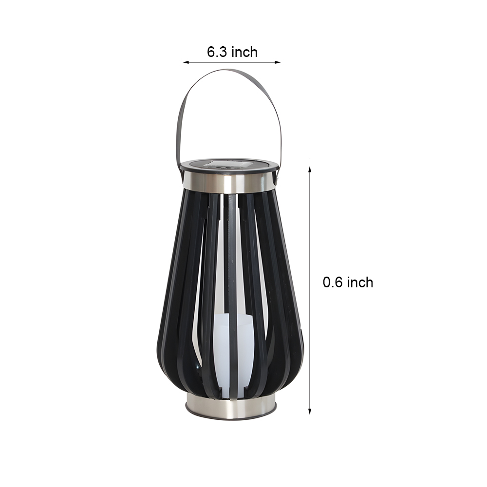 ELMINGTON SOLAR-POWERED GARDEN LANTERN, WEATHER-RESISTANT DECORATIVE LIGHT