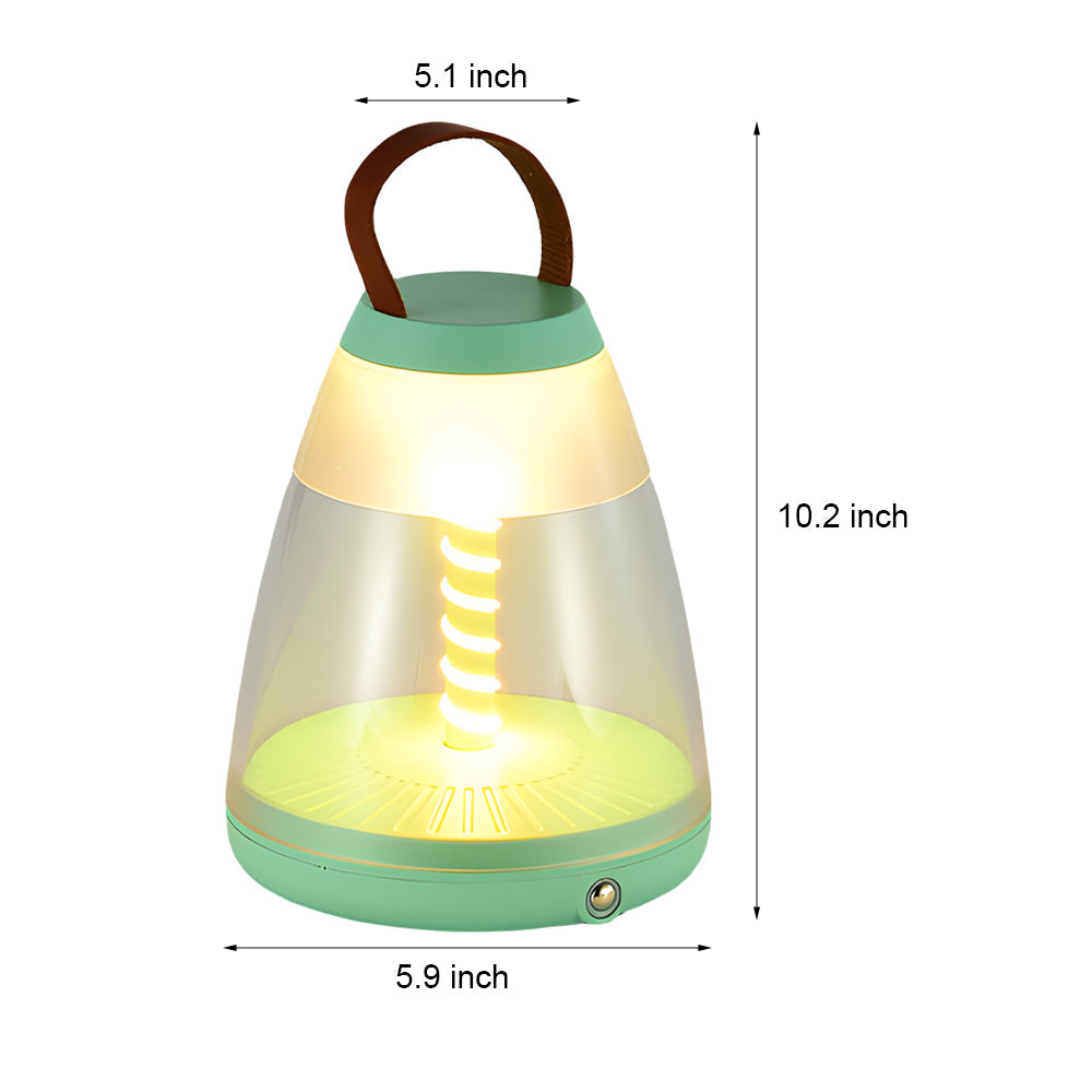 WINDSOR WHIRL SPIRAL OUTDOOR LANTERN, BATTERY-OPERATED PORTABLE LIGHTING