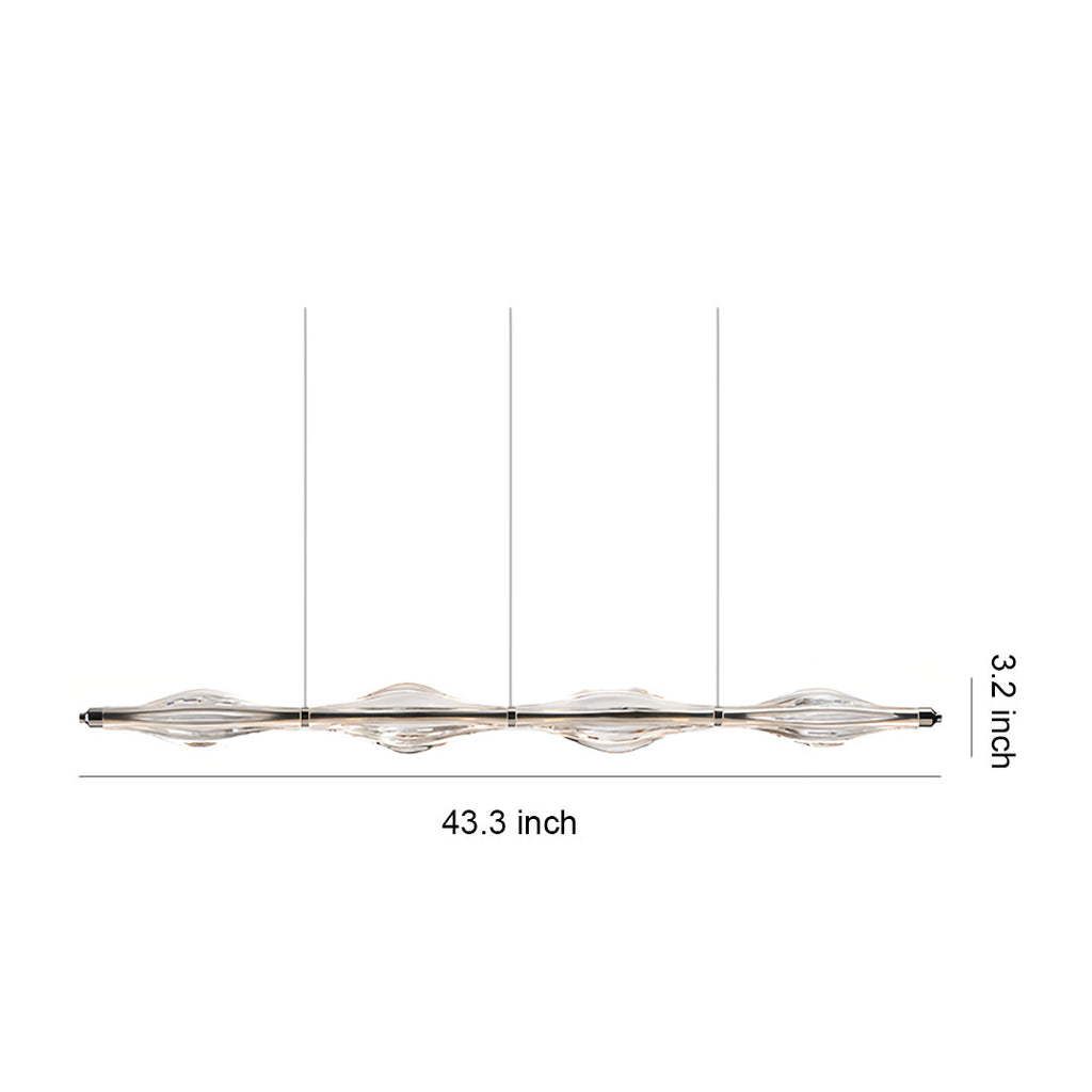 WINTHROP CRYSTAL HANGING LANTERN FOR KITCHEN ISLAND