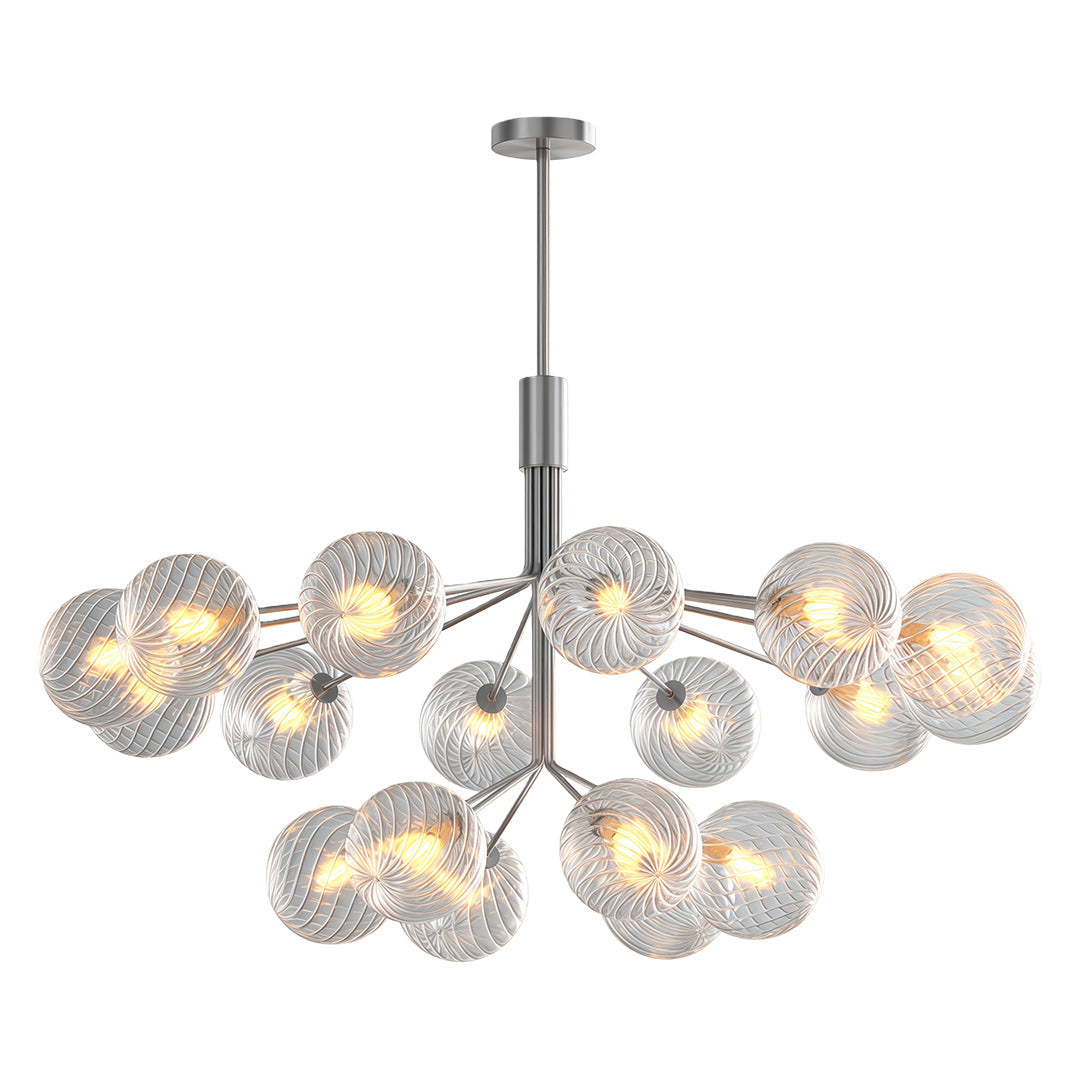 CHARLESTON COPPER ORB CEILING LUMINAIRE