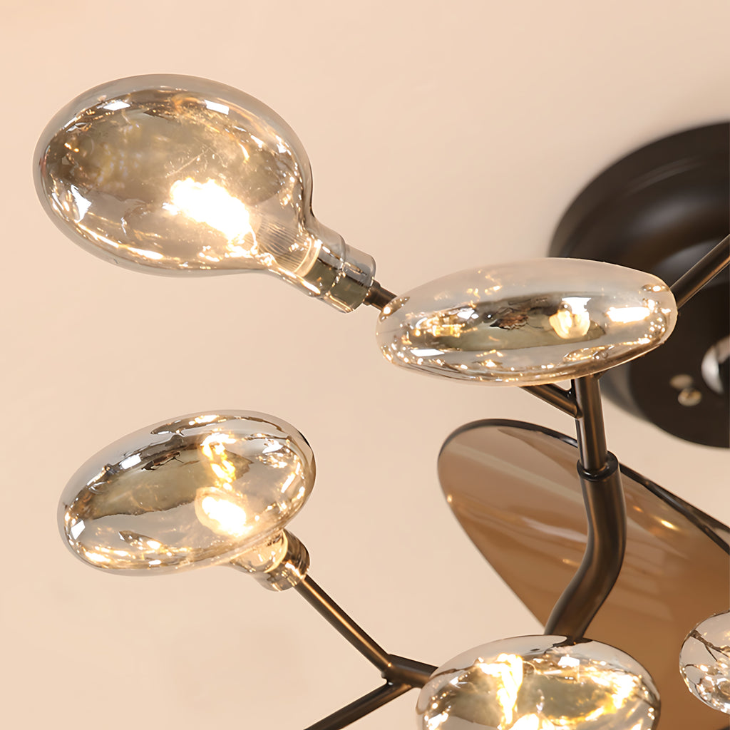 CHARLESTON ARTISAN CEILING LIGHT FAN