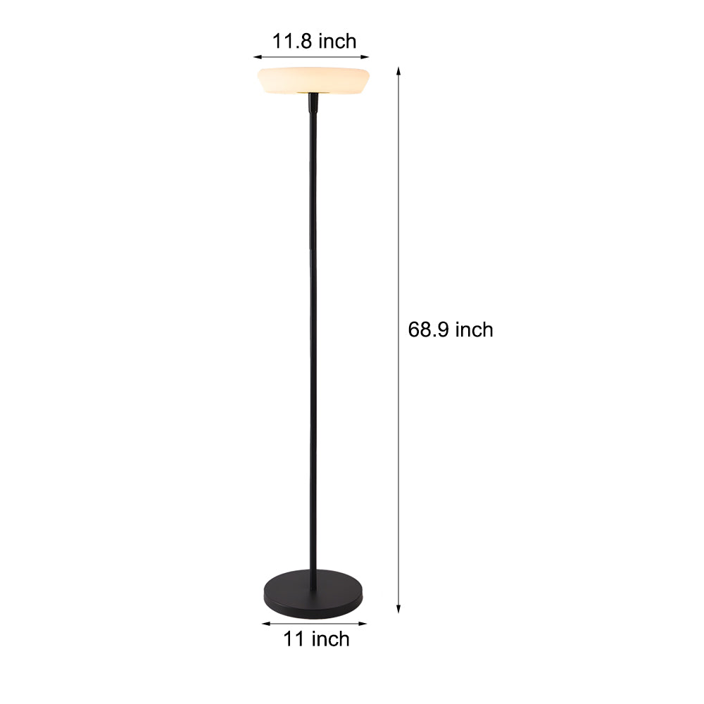 WINDSOR SOLAR-POWERED AQUA LANTERN FLOOR LIGHT