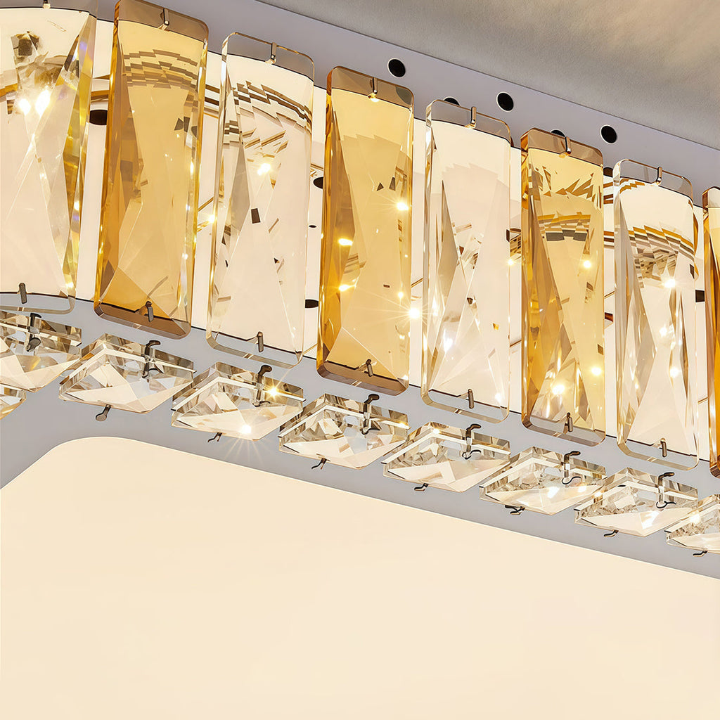 FENWICK CRYSTAL EMBELLISHED FLUSH CEILING LIGHT