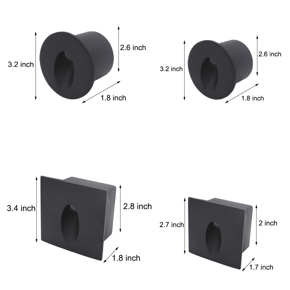 BRACKENWELL RECESSED OVAL LED STEP ILLUMINATOR