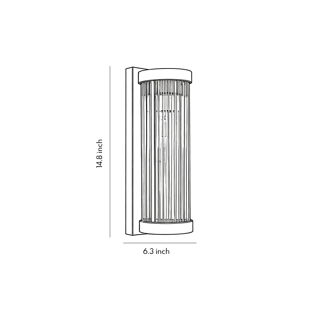 BRIDGEMAN MODERN BLACK OUTDOOR SCONCE LIGHTING