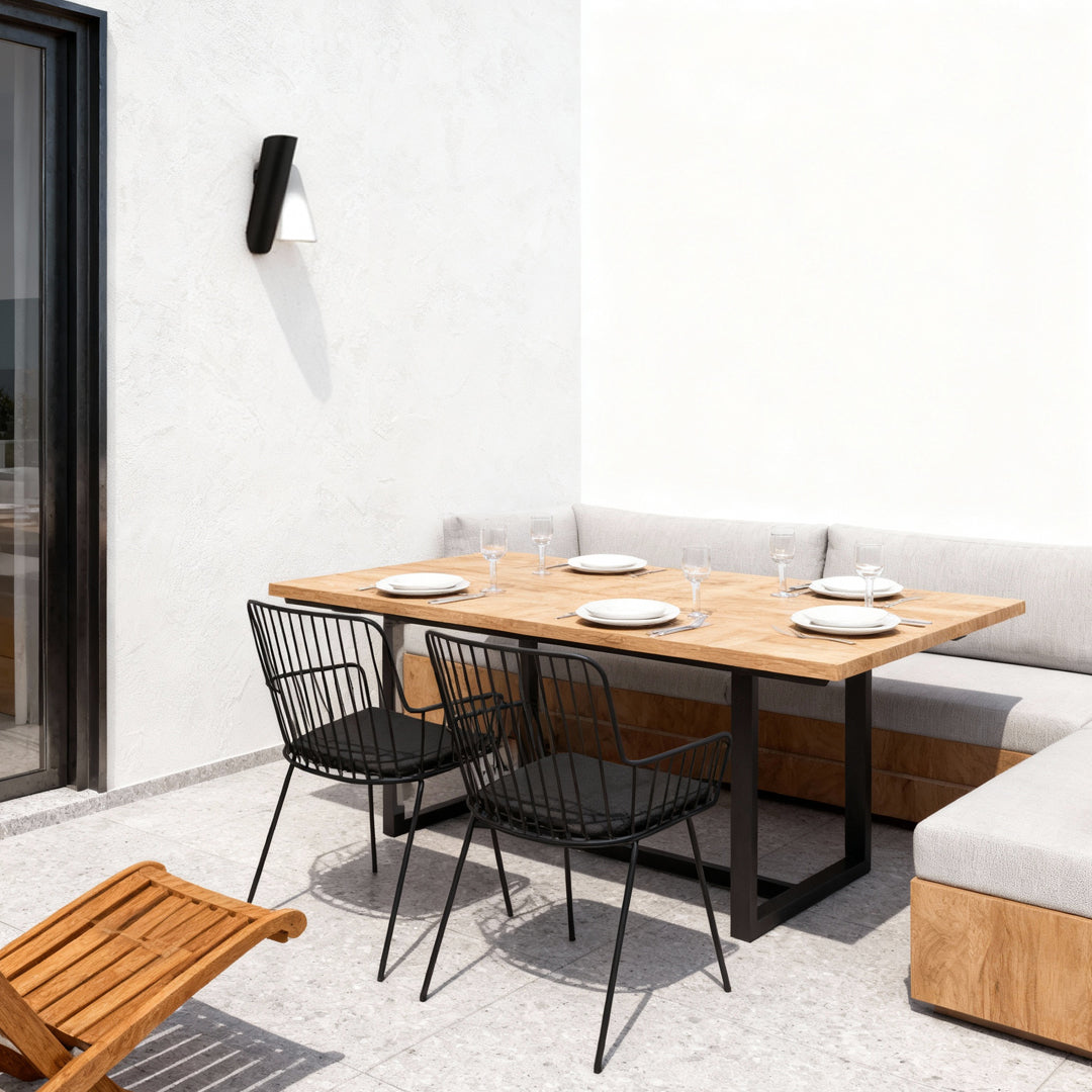 ALDERSON GEOMETRIC OUTDOOR WALL LANTERN