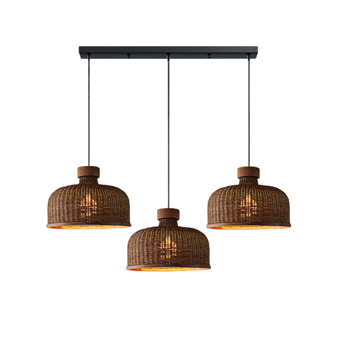 WINTHROP NATURAL RATTAN ZEN PENDANT LIGHT